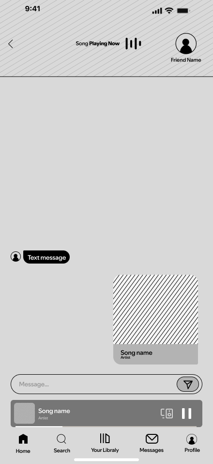 Chat Wireframe